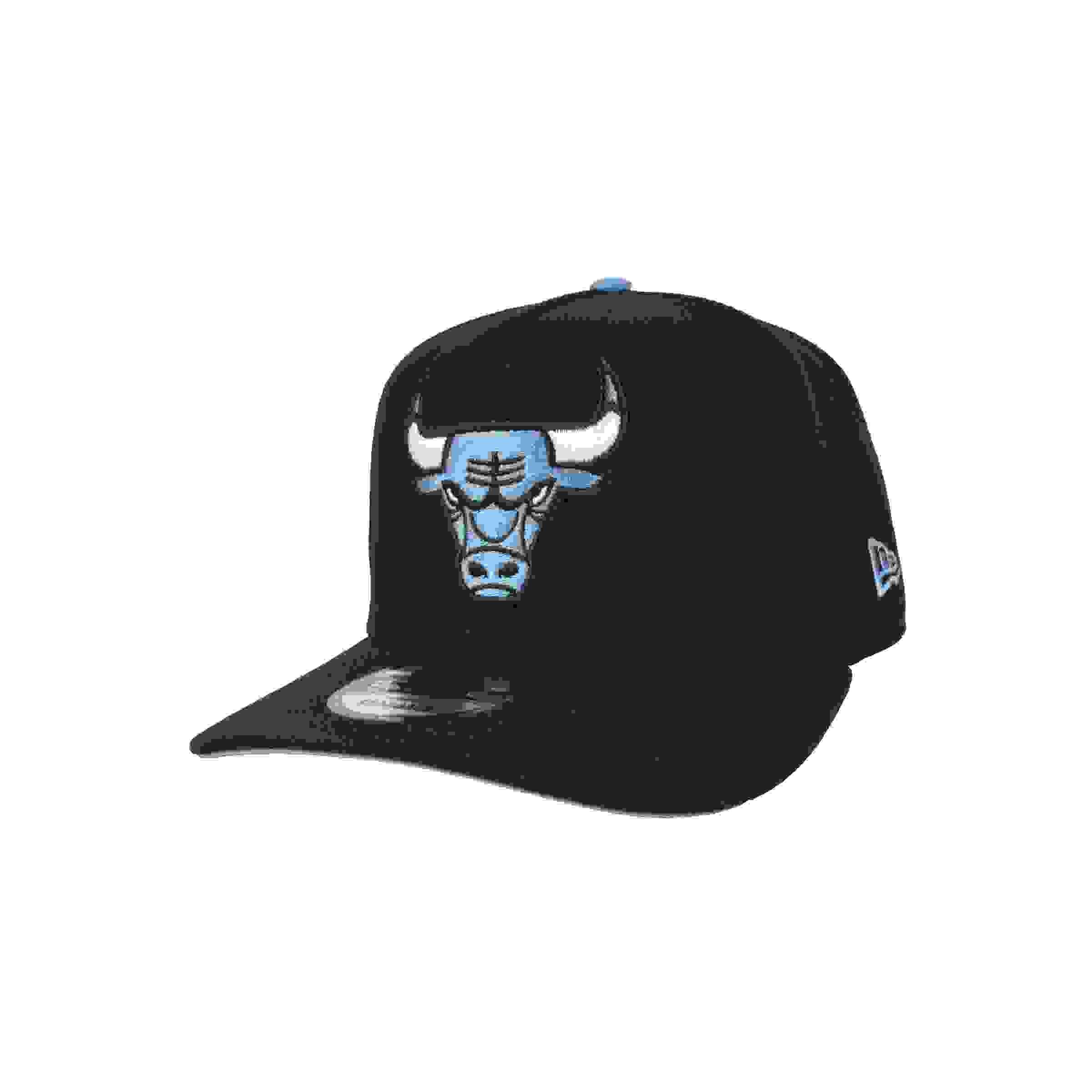 New Era Chicago Bulls 9FIFTY A-Frame XIV Black/Light Blue Snapback Hat